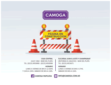 Tablet Screenshot of camoga.com.ar